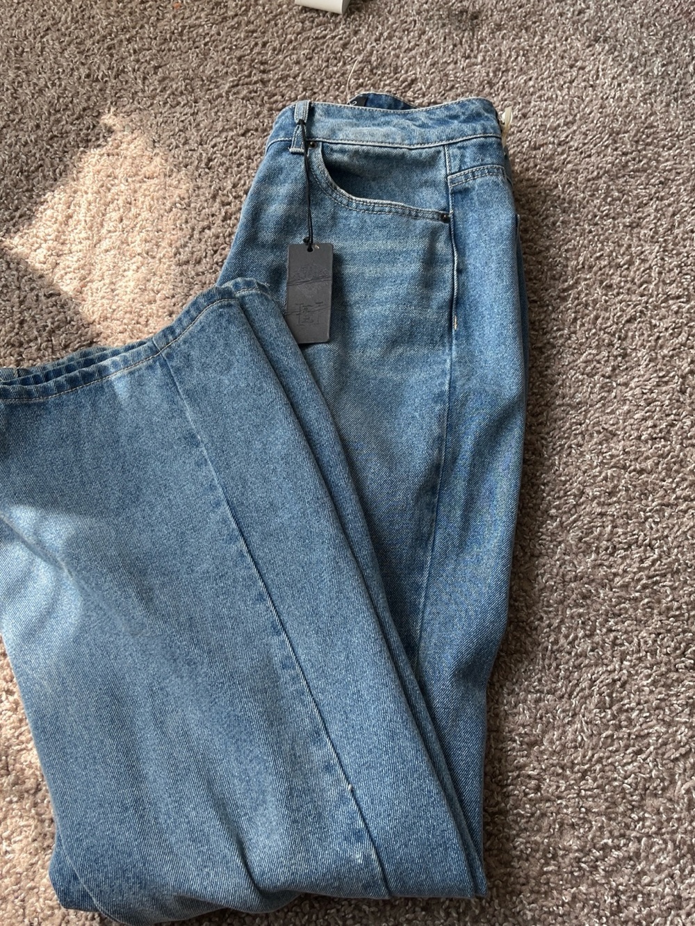 Ed Hardy Straight-Leg Women’s Jeans in Medium Blue